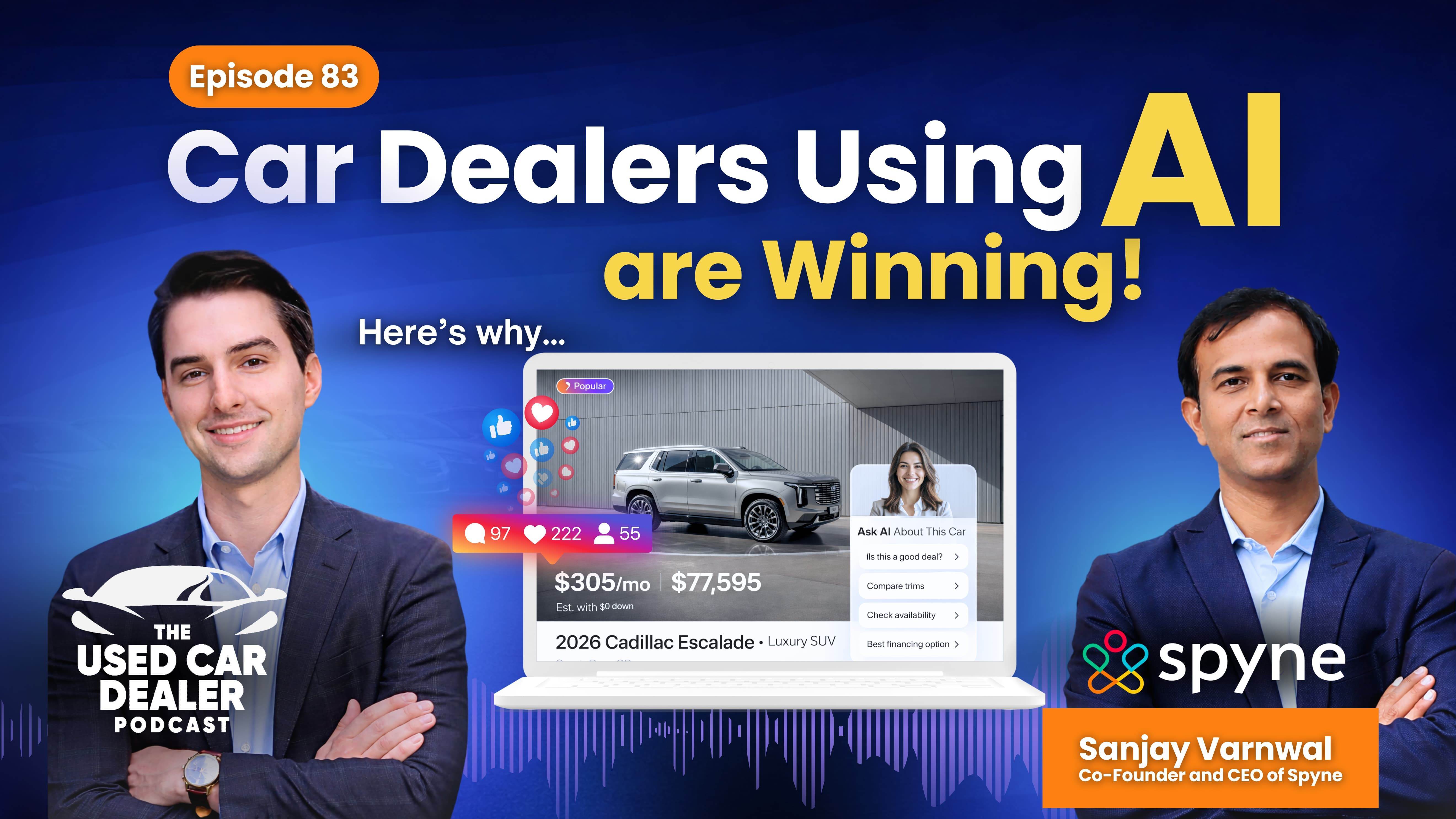 UCDP #83 – AI Inventory Merchandising for Dealers w/ Sanjay Varnwal of Spyne AI