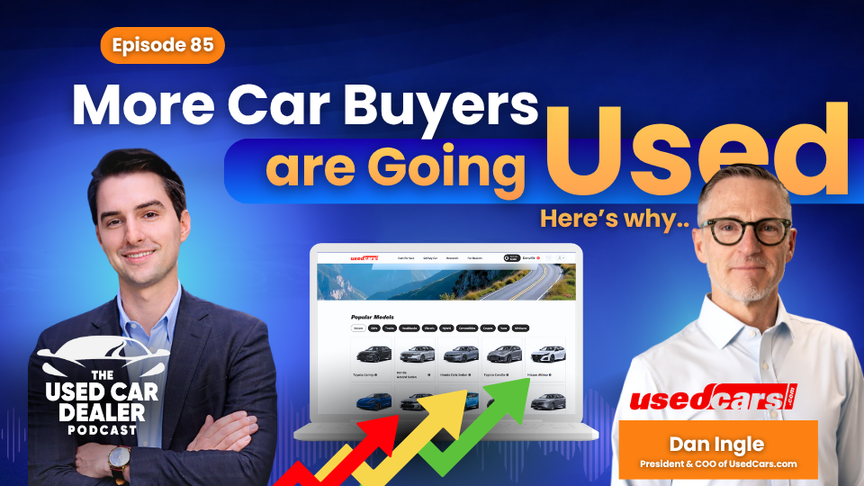 UCDP #85 – Affordability Challenges, Inventory Trends & the Growing Shift from New to Used Vehicles with Dan Ingle of UsedCars.com